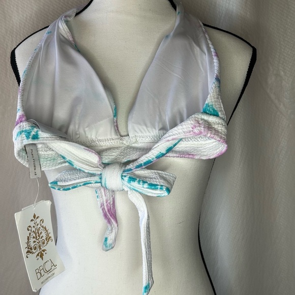 BECCA Multicolor Tie-Dye Bikini Top - Picture 3 of 5